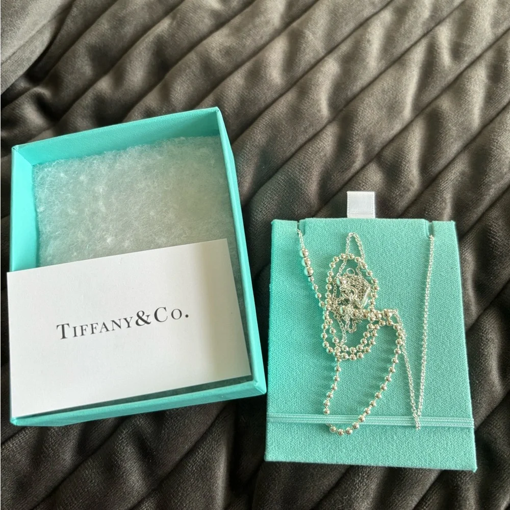 Tiffany & Co. Silver Heart Charm Necklace - Picture 6 of 11